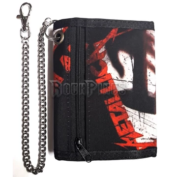 METALLICA - Kill Em All - pénztárca lánccal