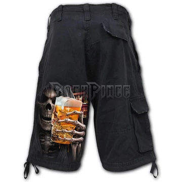 LIVE LOUD - Vintage Cargo Shorts Black - T177M701