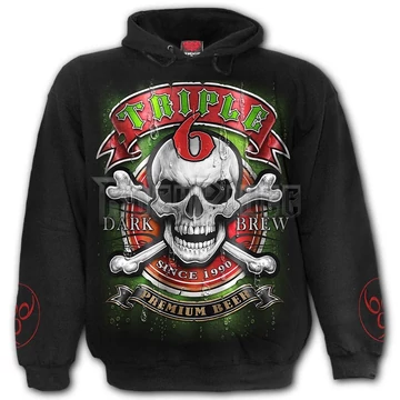 TRIPLE 6 - Hoody Black - T185M451