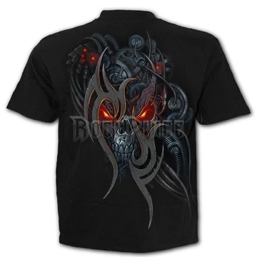 STEAMPUNK SKULL - T-Shirt Black - T189M101