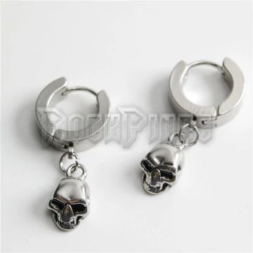 Thick Hoop with Skull - fülbevaló /1 db