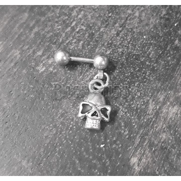 Skull - tragus / helix piercing