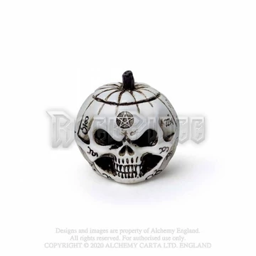Alchemy - Pumpkin Skull - miniatűr koponya VM10