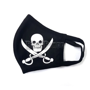 Fluorescent Face Mask - Szájmaszk - PIRATE SKULL