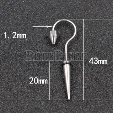 Hook with Cone - fülbevaló/piercing / 1 db