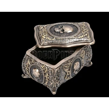 Skull Brooch Trinket Box - ÉKSZERES DOBOZ - 708-7697