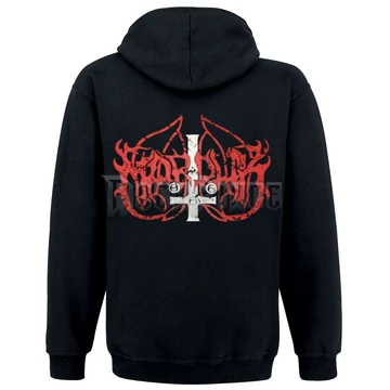 MARDUK - RED LOGO - KAPUCNIS PULÓVER