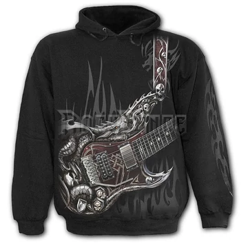 AIR GUITAR - Hoody Black (Plain) - T056M451