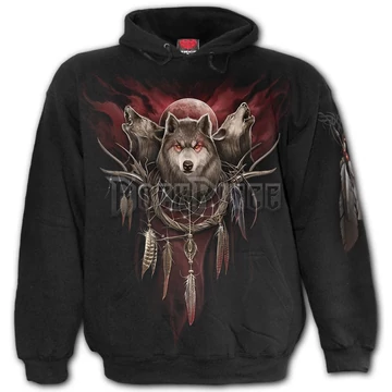 CRY OF THE WOLF - Hoody Black (Plain) - T186M451