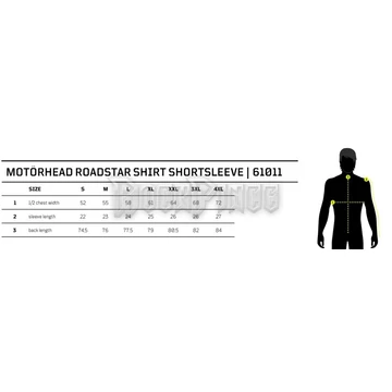 Motörhead  - Shirtitem - Férfi rövid ujjú ing - 61011.2.S - LIMITÁLT!