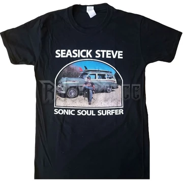 SEASICK STEVE - FULL COLOUR SONIC SOUL SURFER - unisex póló - SSTS01MB