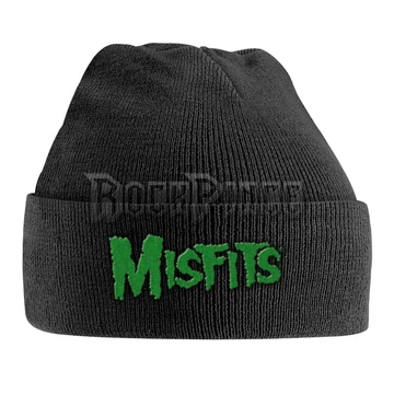 MISFITS - GREEN LOGO - kötött sapka - PHHAT225