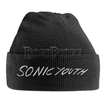 SONIC YOUTH - WHITE LOGO - kötött sapka - PHHAT229