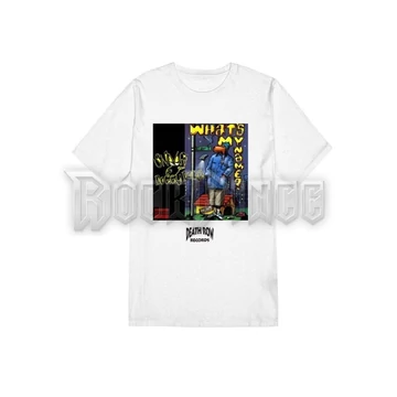 SNOOP DOGG (WHITE) - DEATH ROW RECORDS - Unisex póló - XYZW191019