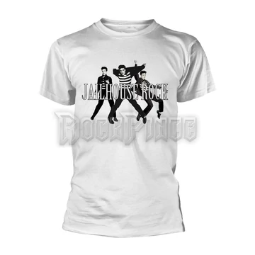 ELVIS PRESLEY - JAILHOUSE (WHITE) - Unisex póló - PHD12033