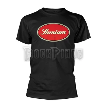 SAMIAM - OVAL LOGO - BLACK (ORGANIC TS) - Unisex póló - PH12134