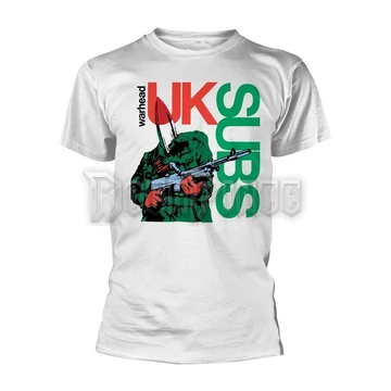 UK SUBS - WARHEAD (WHITE) - Unisex póló - PH12517