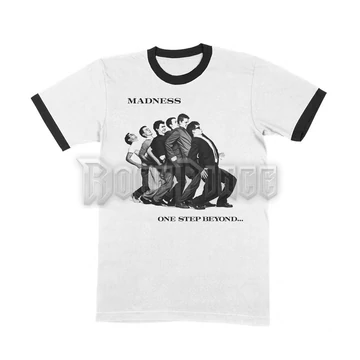 MADNESS - ONE STEP BEYOND (WHITE RINGER) - Unisex póló - PHD12374