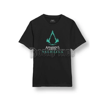 ASSASSIN'S CREED - VALHALLA - ASSASSIN'S CREED LOGO (GREEN) - Unisex póló - XYZW201147