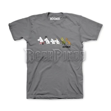 MOOMINS - TRAIL MENS (GREY) - Unisex póló - XYZW201293