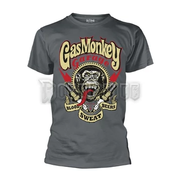 GAS MONKEY GARAGE - SPARK PLUGS (CHARCOAL) - Unisex póló - XYZW201602