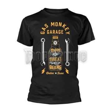 GAS MONKEY GARAGE - WORK &amp; PLAY (BLACK) - Unisex póló - XYZW201607