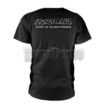 SACRILEGE - BEHIND THE REALMS OF MADNESS (BLACK) - Unisex póló - PH12425