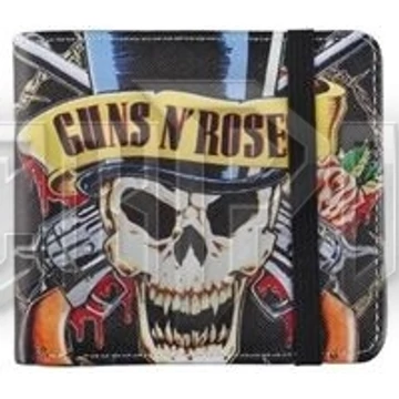 GUNS N&#039; ROSES - SKULL N GUNS - pénztárca - RSWAGN05