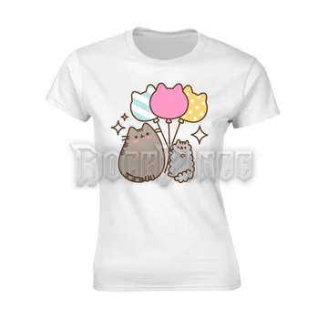 PUSHEEN - BALLOONS (WHITE) - Női póló - PH11047G
