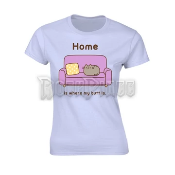 PUSHEEN - HOME (BLUE) - Női póló - PH11056G