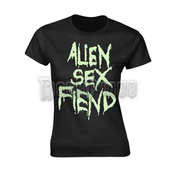 ALIEN SEX FIEND - LOGO (GLOW) - Női póló - PH11998G