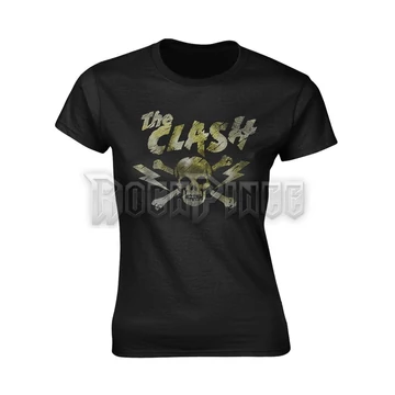 CLASH, THE - GRUNGE SKULL - Női póló - RTCLA0211