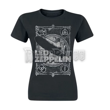LED ZEPPELIN - VINTAGE PRINT LZ1 - Női póló - RTLZEGSBVIN