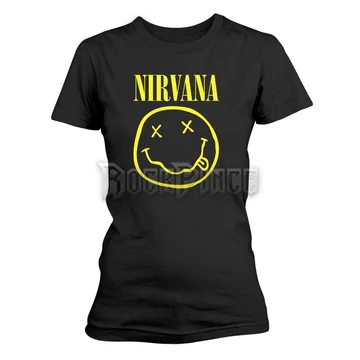 NIRVANA - SMILEY LOGO - Női póló - RTNIR010