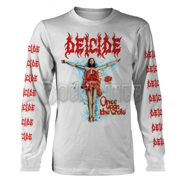 DEICIDE - ONCE UPON THE CROSS (WHITE) - Hosszú ujjú póló - PH12684LS