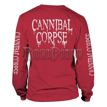 CANNIBAL CORPSE - PILE OF SKULLS 2018 (RED) - Hosszú ujjú póló - PH11618LS