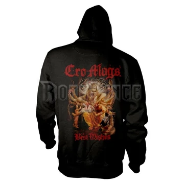 CRO-MAGS - BEST WISHES - Cipzáras kapucnis pulóver - PH12665HSWZ