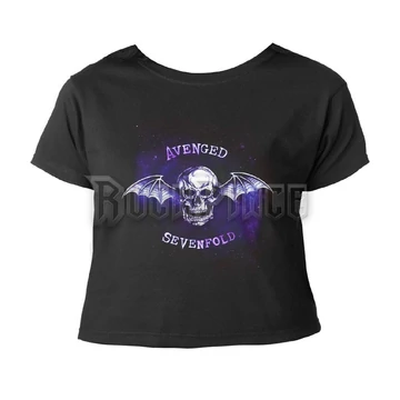 AVENGED SEVENFOLD - BAT SKULL (CROPPED) - Női póló - RTAVS004