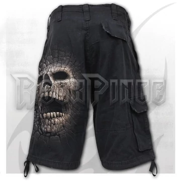 CRACKING UP - Vintage Cargo Shorts Black - E034M701