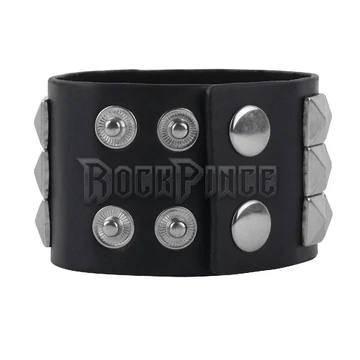 3 soros piramis szegecses csuklószorító - 9718