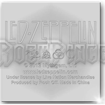 LED ZEPPELIN - ZEP 1&#039; (PHOTO-PRINT) - kulcstartó - LZKEY04