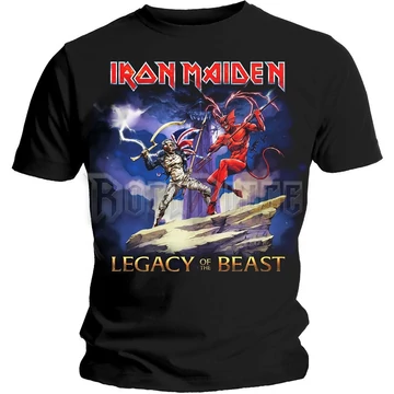 IRON MAIDEN - LEGACY BEAST FIGHT - unisex póló - IMTEE59MB