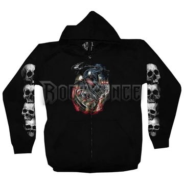 ZDR-1265 - unisex cipzáras kapucnis pulóver