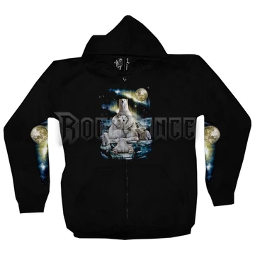 ZDR-1281 - unisex cipzáras kapucnis pulóver