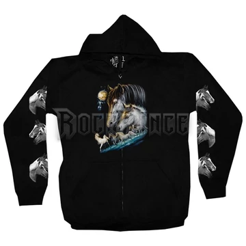 ZDR-1287 - unisex cipzáras kapucnis pulóver