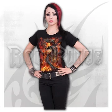 DRACONIS - Cap Sleeve Top Black - L046F701