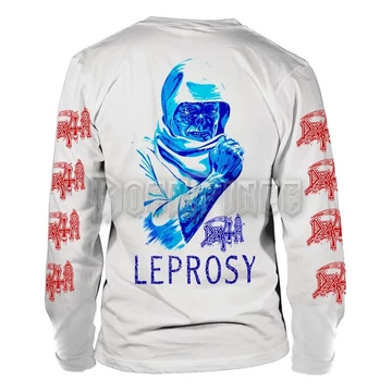 DEATH - LEPROSY POSTERIZED (WHITE) - hosszú ujjú póló - KU108LS