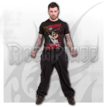 TAZ - UNLEASH THE BEAST - Front Print T-Shirt Black - G511M121