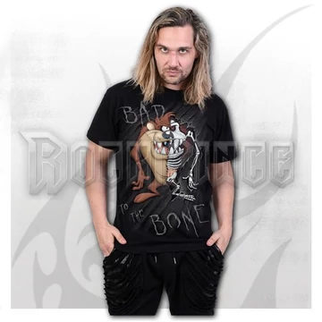 TAZ - BAD 2 D BONE - Front Print T-Shirt Black - G503M121