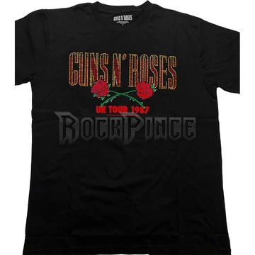 GUNS N&#039; ROSES - 87 TOUR (DIAMANTE) - unisex póló - GNRTS132MB